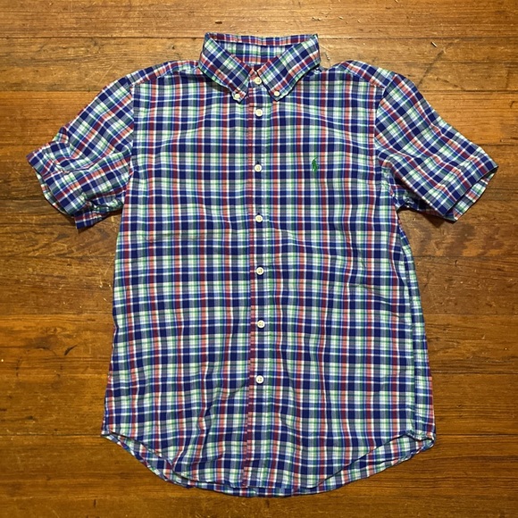 Lot of 2 Ralph Lauren Plaid Button Down Shirts #251N - Picture 4 of 5